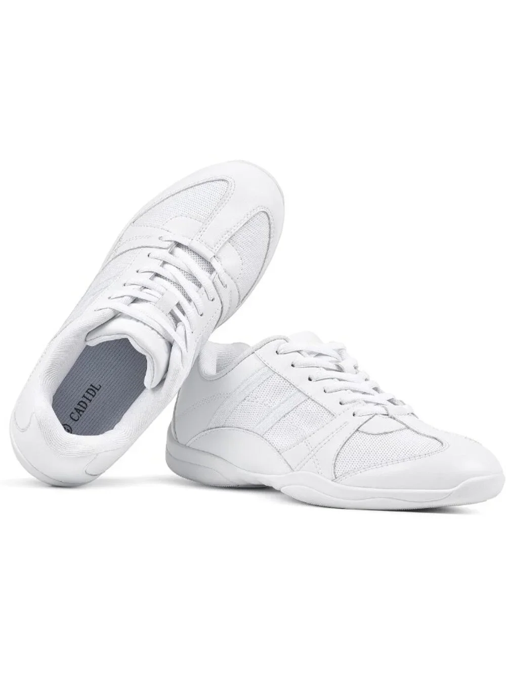 Stylish Black Cheerleading Shoes for Women | Athletic Dance Flats & Sneakers